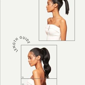 LuxyHair ponytail 16” extension - mocha brown